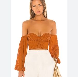 NWT NBD Cara Top in Copper